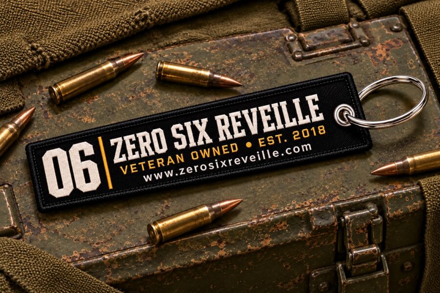 Zero Six Reveille Keychain
